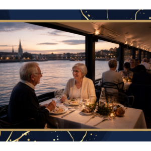 Dîner Prélude du Réveillon - 1er Service sur bateau ESCAPADE - Vue privilégiée